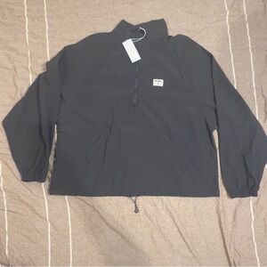 Staple Pigeon Jacket 2XL Windbreaker Lightweight Dark Grey NWT Half Zip